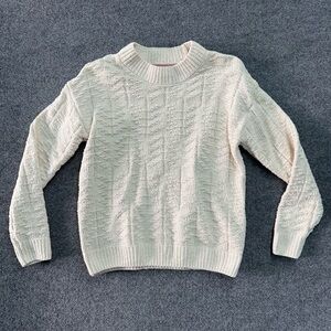 ❌SOLD❌Weatherproof Vintage Women's Chenille Holiday Sweater Cream Size M